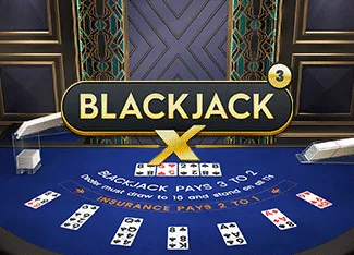 Blackjack X 3 - Azure - HASEAGAMING